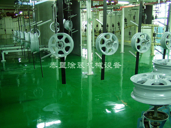 鋁輪懸掛線現(xiàn)場實(shí)景